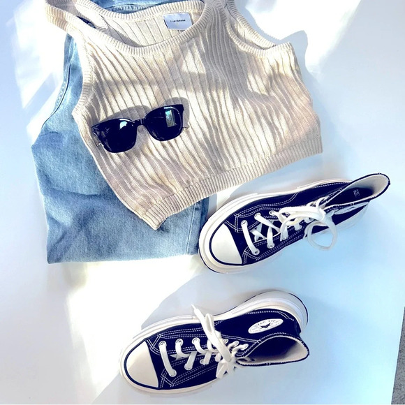 Converse Run Star Legacy Platform Sneaker in Black - Picture 4 of 14